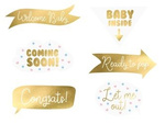 Rekwizyty do zdjęć Baby Shower gadżety 6 sztuk KNP28