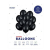 Balony czarne pastelowe Strong PartyDeco 30cm 10 sztuk SB14P-010-10x