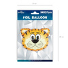 Balon foliowy Tygrys ok. 57 cm 1szt 460200