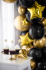 Balony złote glossy 12cm 25 sztuk CHB1-5-019-25x