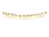 Baner świąteczny Merry Christmas złoty 150cm 1szt. GRL53-019M