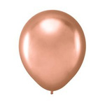 Balony chromowane rose gold 12 cm 20 sztuk 400790