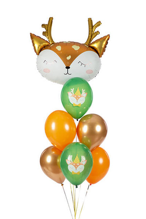 Balony mix z jelonkiem 30cm 6 sztuk SB14P-317-000-6