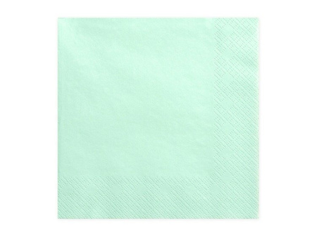 Serwetki jasnomiętowe 33x33cm 240 sztuk SP33-1-103-KARTON