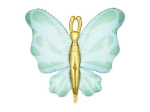 Balon foliowy Motyl 69cm miętowy 1 sztuka FB248-103