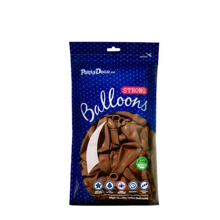 Balony kawowe Mocca pastelowe 12 cm 5 cali 100 sztuk SB5P-494-100x