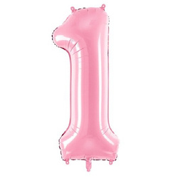 Balon foliowy 1 różowy 86cm 1szt FB1P-1-081