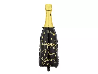 Balon foliowy Butelka szampana Happy New Year  39,5x98cm FB164