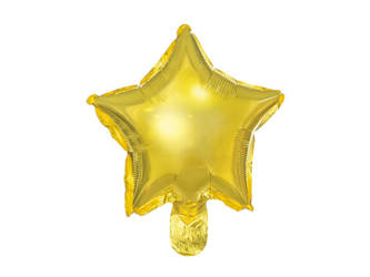 Balon foliowy Gwiazdka złota 25cm 25 sztuk FB120M-019