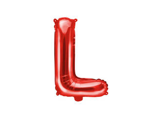 Balon foliowy L czerwony 35cm 1szt FB2M-L-007