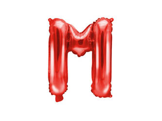 Balon foliowy M czerwony 35cm 1szt FB2M-M-007