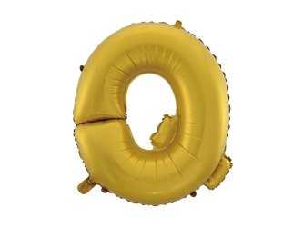 Balon foliowy Q złoty 80cm 1szt BF32-Q-ZLO