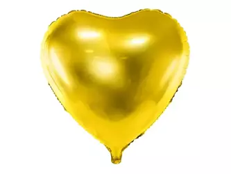 Balon foliowy Serce 61cm złote 1 sztuka FB23M-019