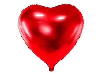 Balon foliowy Serce 72x73cm czerwony FB77M-007