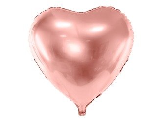Balon foliowy Serce różowe złoto 45cm 1 sztuka FB9M-019R