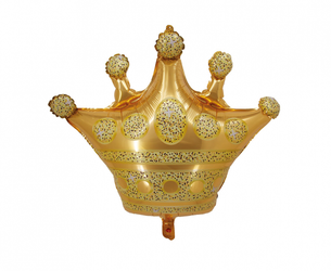 Balon foliowy korona złota 66x5ccm 1 sztuka BF-HKRZ