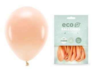 Balony Eco 26cm pastelowe brzoskwinia 10 sztuk ECO26P-075-10