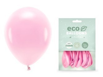 Balony Eco 26cm pastelowe jasnoróżowe 10 sztuk ECO26P-081J-10