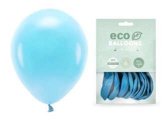 Balony Eco 26cm pastelowe jasny niebieski 10 sztuk ECO26P-001J-10