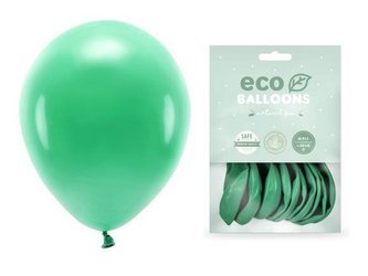 Balony Eco 26cm pastelowe zielone 10 sztuk ECO26P-012-10