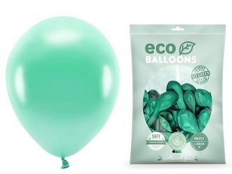 Balony Eco 30cm metalizowane ciemna mięta 100 sztuk ECO30M-103C-100x