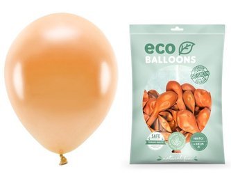 Balony Eco 30cm metalizowane pomarańczowe 100 sztuk  ECO30M-005-100x