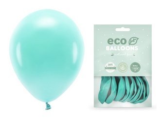 Balony Eco 30cm pastelowe ciemna mięta 10 sztuk ECO30P-103C-10