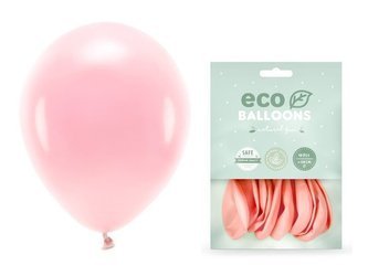 Balony Eco 30cm pastelowe rumiany różowy 10 sztuk ECO30P-081RM-10