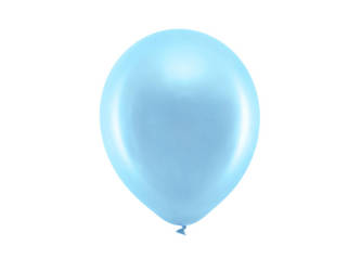 Balony Rainbow 23cm metalizowane niebieskie 100 sztuk RB23M-001-100x