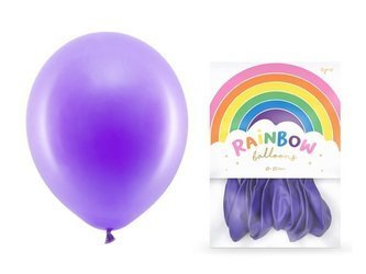 Balony Rainbow 23cm pastelowe fioletowe 10 sztuk RB23P-014-10