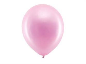 Balony Rainbow 30cm metalizowane różowe 100 sztuk RB30M-081-100x