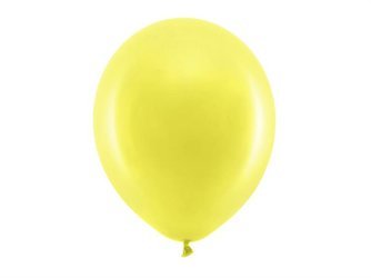 Balony Rainbow 30cm pastelowe żółte 100 sztuk RB30P-084-100x