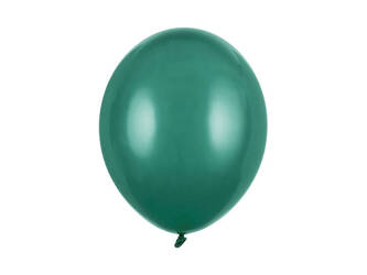 Balony butelkowa zieleń zielone Pastel Bottle Green pastelowe 27 cm 11 cali 10 sztuk SB12P-012B-10x