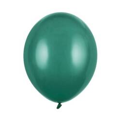 Balony butelkowa zieleń zielone Pastel Bottle Green pastelowe 30 cm 12 cali 100 sztuk SB14P-012B-100x