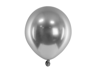 Balony glossy ciemny srebrny 12cm 50 sztuk CHB1-5-018C-50