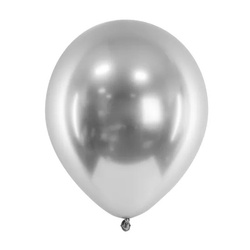 Balony glossy srebrne 30cm 20 sztuk CHB1-20-018-20x