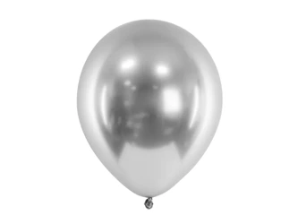 Balony glossy srebrne 30cm 50 sztuk CHB1-50-018-50x