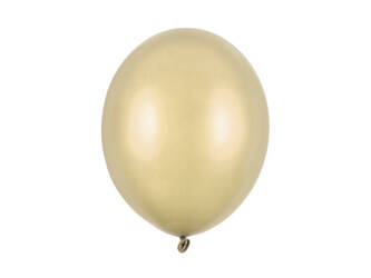Balony metaliczne złote zimne 30cm 100 sztuk SB14M-019Z-100z