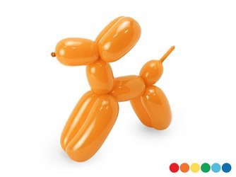 Balony modeliny rurki pastelowe z pompką mix kolorów 130cm 30 sztuk MBP2P-000