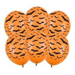 Balony na Halloween Nietoperze 30cm 6 sztuk SB14P-130-005-6