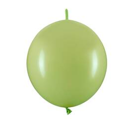 Balony z łącznikiem oliwkowe 33 cm pastelowe 20 sztuk LB13P-097-20