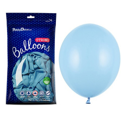 Błękitne balony pastelowe 27cm 100 sztuk SB12P-011-100x