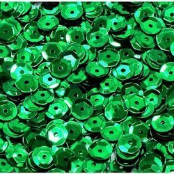 Cekiny łamane metalizowane zielone 6mm 15g CL19