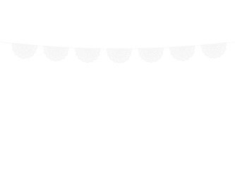 Girlanda koronkowa biała 1,83m GL18-008