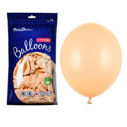 J. brzoskwiniowe balony pastelowe 23cm 100 sztuk SB10P-075J-100x