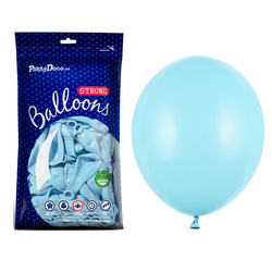 J. niebieskie balony pastelowe 23cm 100 sztuk SB10P-001J-100x