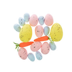 Jajka nakrapiane kolorowe mix rozmiarów na Wielkanoc 18 sztuk YP2172