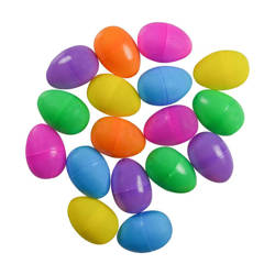 Jajka otwierane kolorowe na Wielkanoc 4,5cm 18 sztuk YP7750