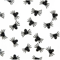Konfetti pająki na Halloween czarne 100 sztuk PartyPal 136669