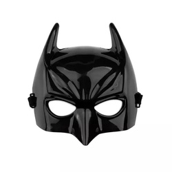 Maska czarna człowiek nietoperz na Halloween 18x16,5cm 1szt 130100